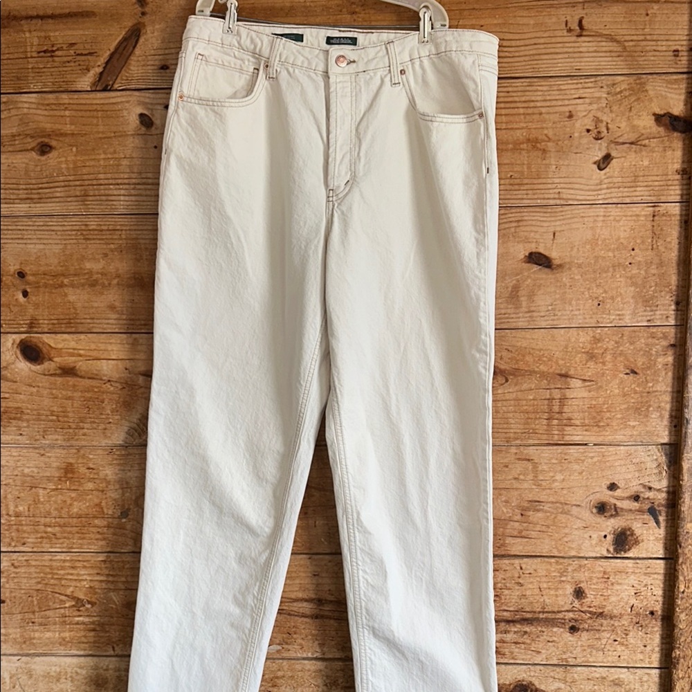 Wild Fable Cream Straight Leg Jeans